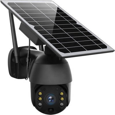 피르 레이더 투야 고성능 카메라 PTZ 355 태양 동력이 공급된 무선 전신 야외 보안 카메라