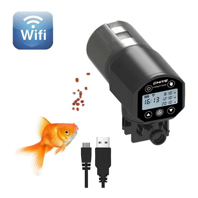 LCD 200 밀리람베르트 현명한 자동 물고기 공급 장치 와이파이 수족관 공급 장치 로에스