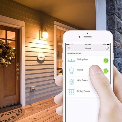 Glomarket Tuya Zigbee With Neutral 1/2/3/4 Gang Glass Panel Wall Touch Wireless Electrical Smart Light Switch
