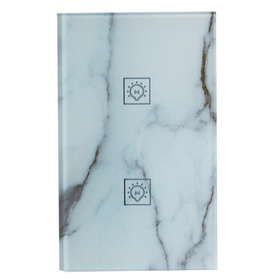 Glomarket Tuya Zigbee With Neutral 1/2/3/4 Gang Glass Panel Wall Touch Wireless Electrical Smart Light Switch