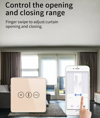 WiFi/Zigbee 현명한 커튼 스위치 음량 조정은 보조자 터치 스크린 스위치를 구글검색을 합니다