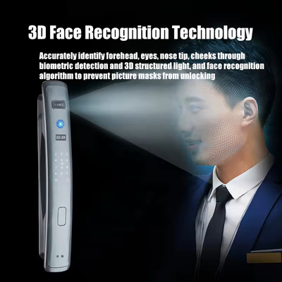 글로마켓 스마트 투야 와이파이 문 잠금 자동 경보 지문 표시 스마트 APP 키 디지털 비밀번호 보안 자동 잠금