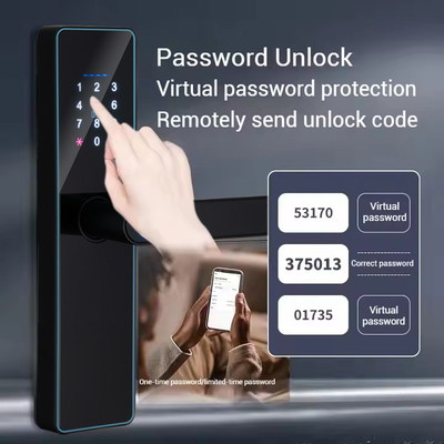 글로마켓 스마트 세라두라 Fechadura 디지털 투야 Ttlock 잠금 RFID 카드 비밀번호 지문 스마트 문 잠금