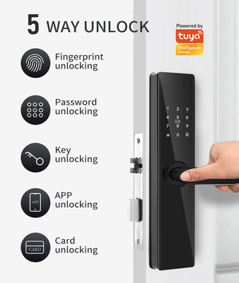 글로벌 마켓 투야 TTlock 지문 디지털 비밀번호 아파트 집 방 세라두라스 인텔리전스 보안 스마트 목조 문 잠금