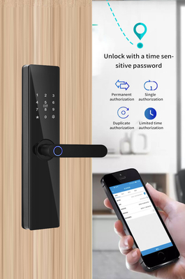 글로벌 마켓 투야 TTlock 지문 디지털 비밀번호 아파트 집 방 세라두라스 인텔리전스 보안 스마트 목조 문 잠금
