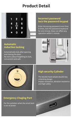 Glomarket Tuya 방수 디지털 TTLock 원격 잠금 잠금 잠금 잠금