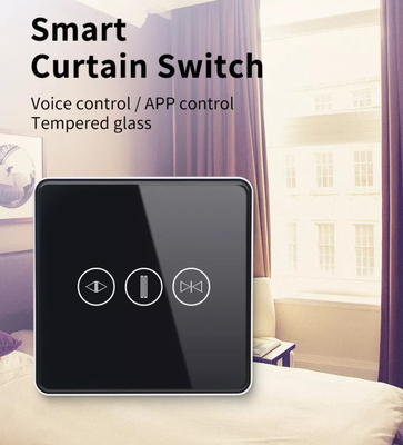 스마트 커튼 스위치 와이파이/지그비 음성 제어 구글 어시스턴트 스마트 EU 표준 터치 스크린 스위치 APP 차고 문 스위치