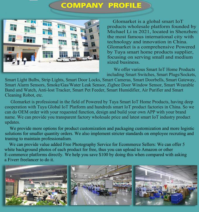 글로마켓 스마트 홈 8 갱 벽 스위치 미국 표준 투야 음성 APP 원격 제어 무선 벽 터치 라이트 스위치 24